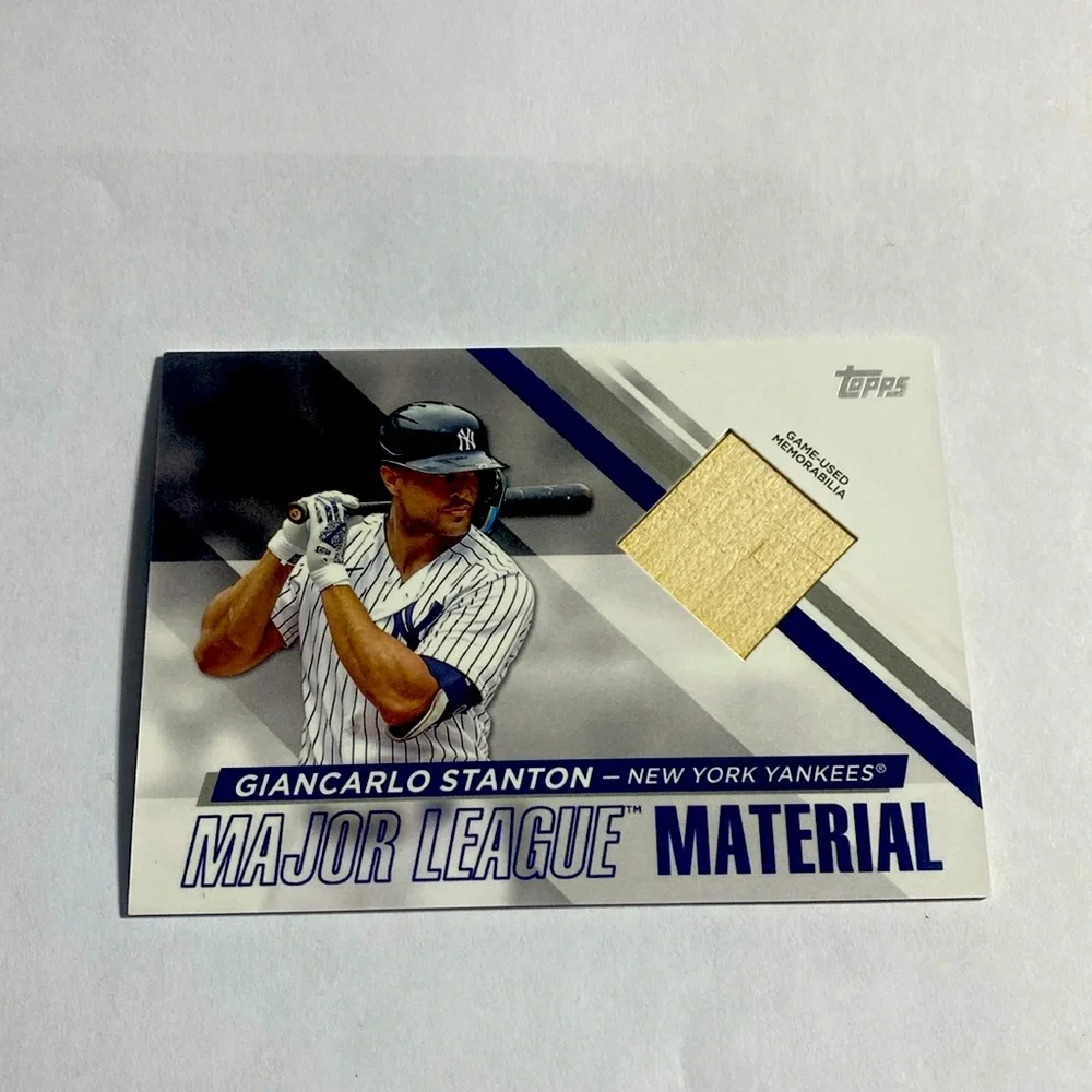 2024 Topps Giancarlo Stanton Yankees Game Used Jersey MLM-GST (053)